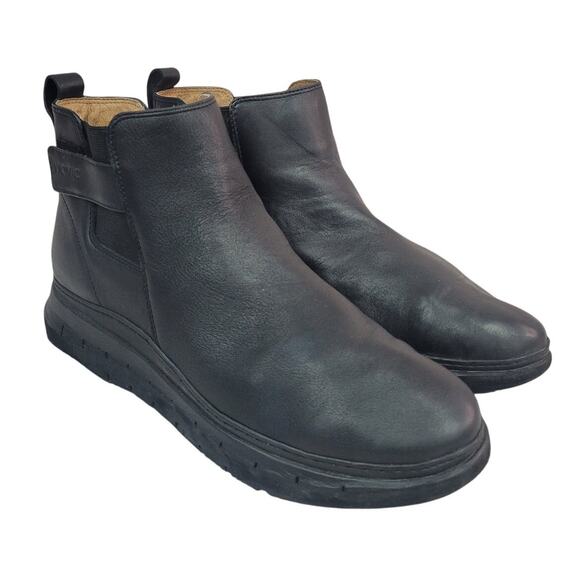 Vionic Womens 11 Kaufman Boots Black Shoes Orthotic Comfort Casual Bootie - Picture 1 of 9